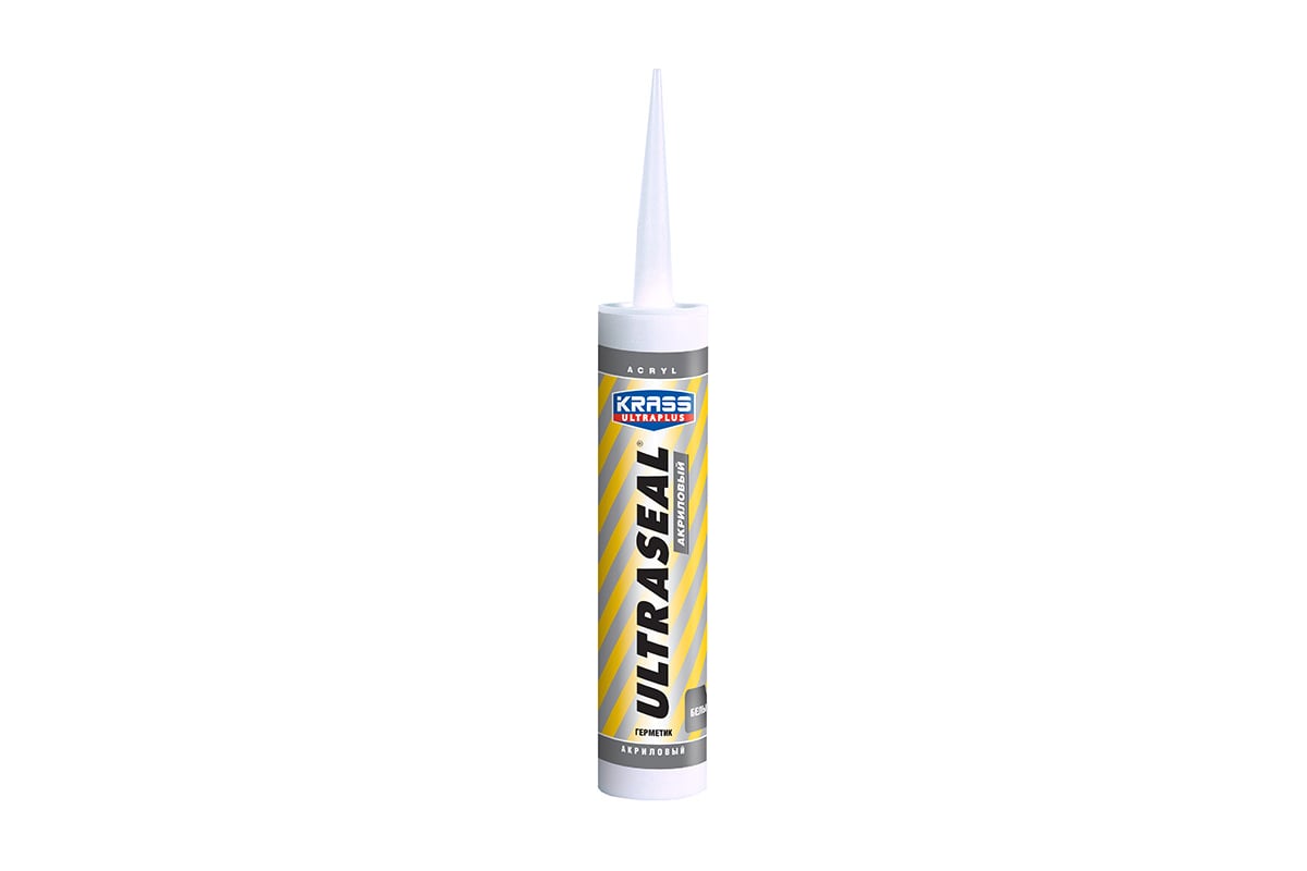 Акриловый герметик KRASS ULTRASEAL Белый 260мл Россия 0005297 ...