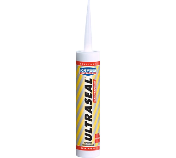 Силиконовый герметик KRASS Ultraseal санитарный Бесцветный 260мл Польша 0005341 1