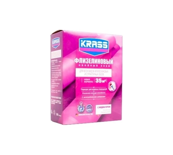 Флизелиновый клей для обоев KRASS 300г Россия 0005445 1