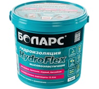 Гидроизоляция HydroFlex 1.2 кг БОЛАРС 00000027342