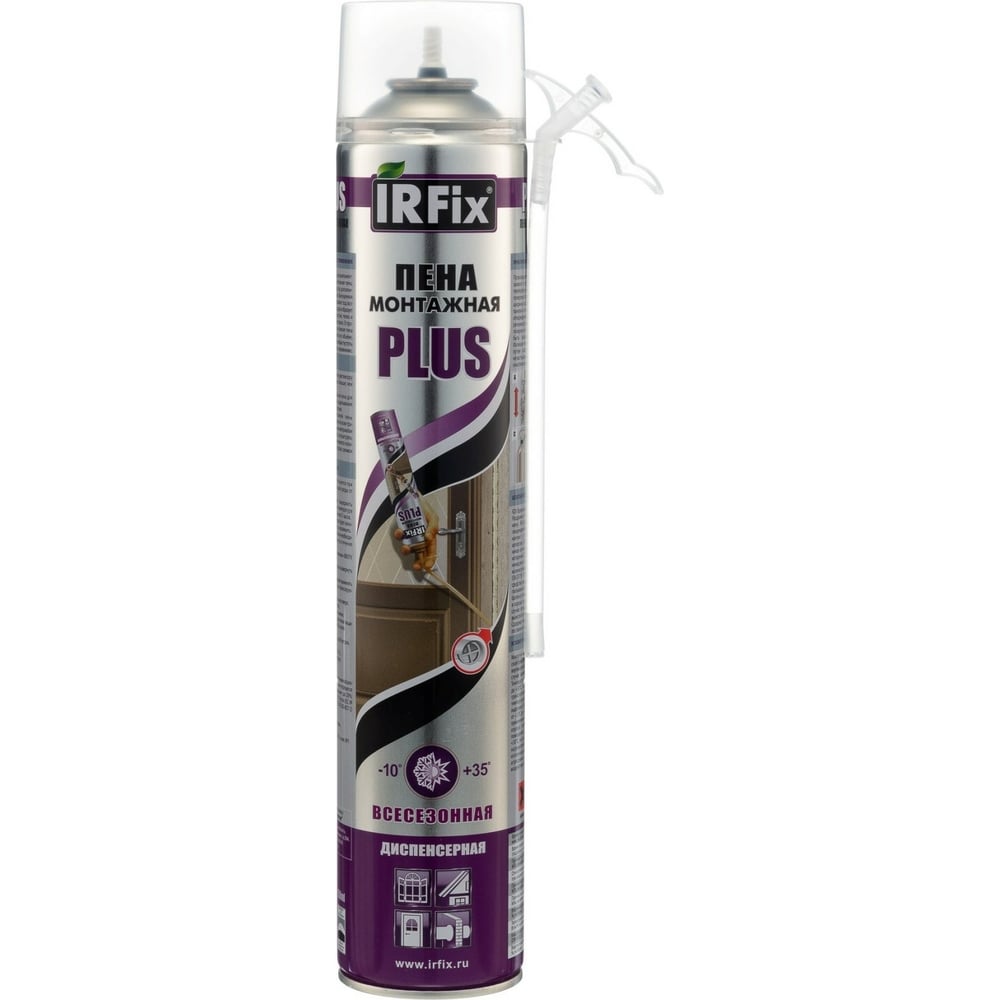 Монтажная пена IRFIX PLUS 60 л 10023 - выгодная цена, отзывы ...