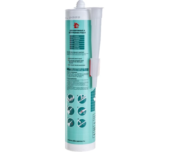 Силиконовый санитарный герметик Sila бесцветный PRO Max Sealant 290 мл SSSCL0290