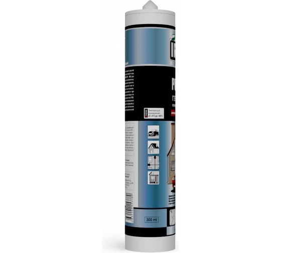 Полиуретановый герметик IRFIX PU-750 черный, 300 мл 20046