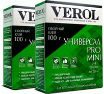 Клей обойный Verol универсальный MINI усиленный 2 уп. 100г 168/2