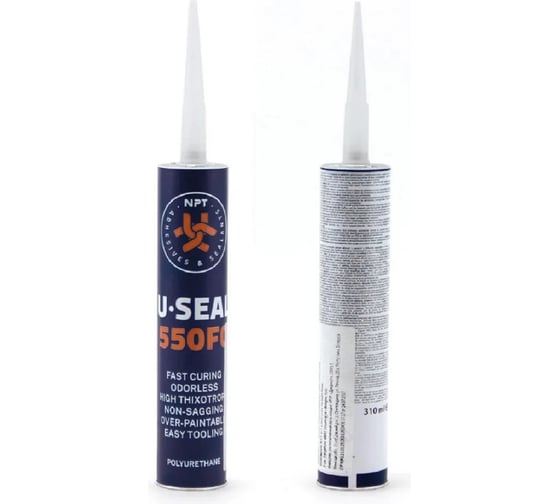 Герметик полиуретановый U-SEAL бежевый 550FC, 310 мл 0114901700