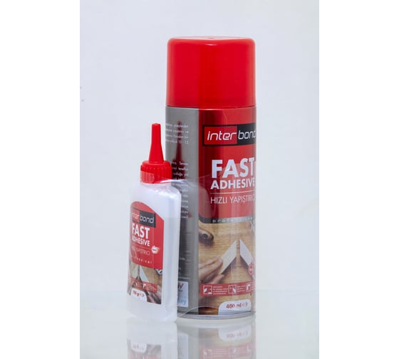 Двухкомпонентный клей Interbond 100g+400 ml Cyanoacrylate 00-00000180