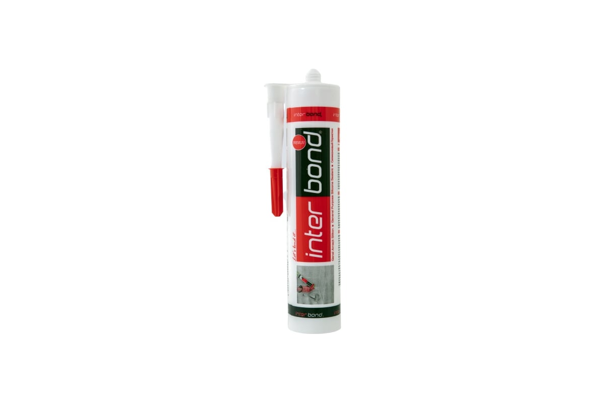 Силиконовый герметик Interbond 280 g Silicone Sealant White белый ...