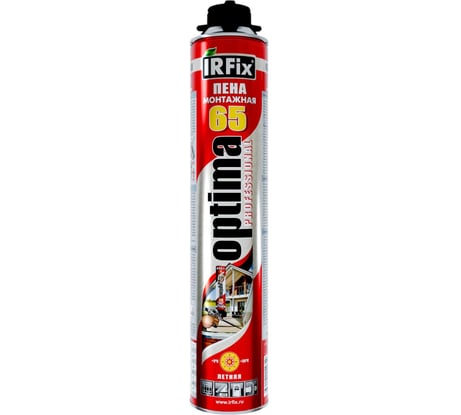 Профессиональная монтажная пена IRFIX OPTIMA 65 800 мл 10021