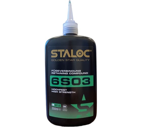 Фиксатор цилиндрических соединений высокой прочности STALOC 6S03 250 мл 104408965