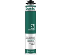 Пена монтажная GreenesT PROFESSIONAL CONSTRACTION 75, лето до +30ᵒС, 185118575