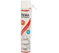 Монтажная пена с трубочкой REXANT всесезонная, 65 л max 89-0904