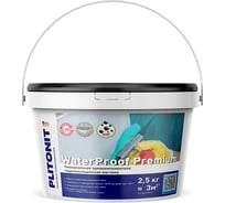Гидроизоляционная мастика WaterProof Premium 2.5 кг PLITONIT Н006075