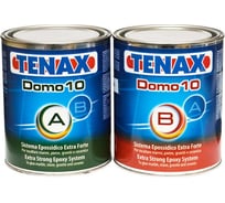 Эпоксидный клей Tenax Domo-10 черный, 1 л, 2 шт. 039210116