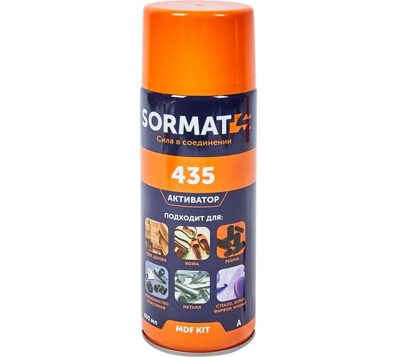 Набор для экспресс склеивания универсальный SORMAT MDF KIT 435 9630220480