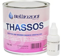 Полиэфирный клей Bellinzoni Thassos Solido прозрачный/густой 0,75л 004.210.6909