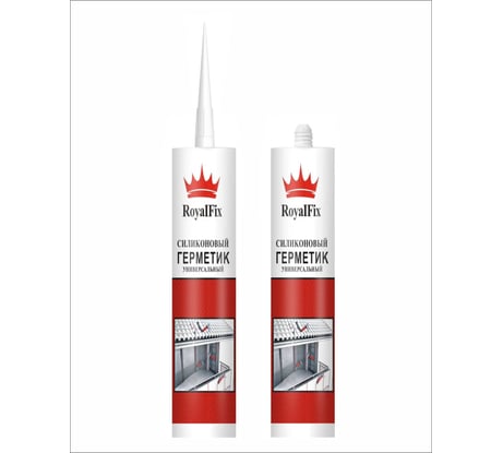 Герметик силиконовый ROYALFIX 245 г Royal Fix прозрачный