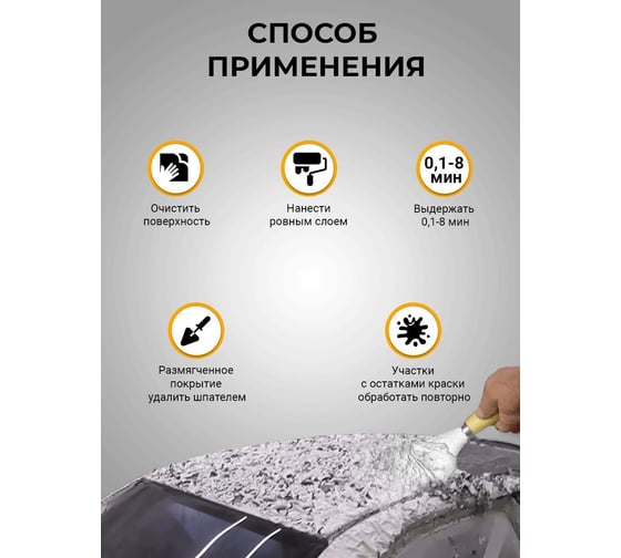 Смывка краски с металла GREDORS PR-P 25 кг / Удалитель порошковой краски 103143
