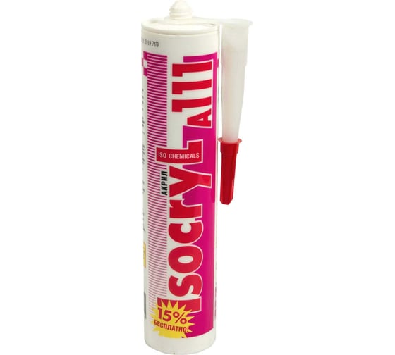 Акриловый герметик ISOCRYL A111, белый, 280 мл 1110111
