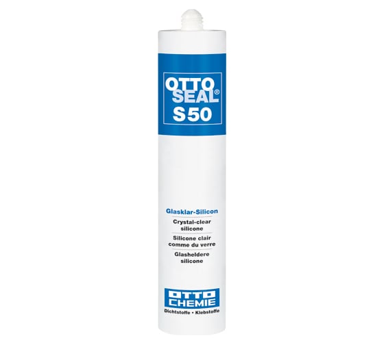 Супер силиконовый герметик OTTO-CHEMIE S50-С30 прозрачное стекло, 310 мл S50/C30 1