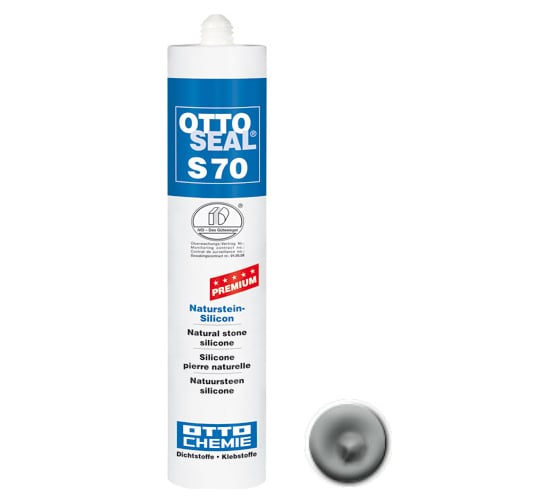 Силиконовый герметик OTTO-CHEMIE легированная сталь, 310 мл S70/C197