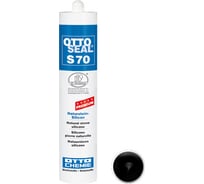 Силиконовый герметик OTTO-CHEMIE матовый черный, 310 мл S70/6114
