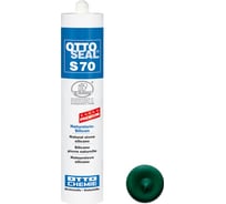 Силиконовый герметик OTTO-CHEMIE темно-зеленый, 310 мл S70/C37