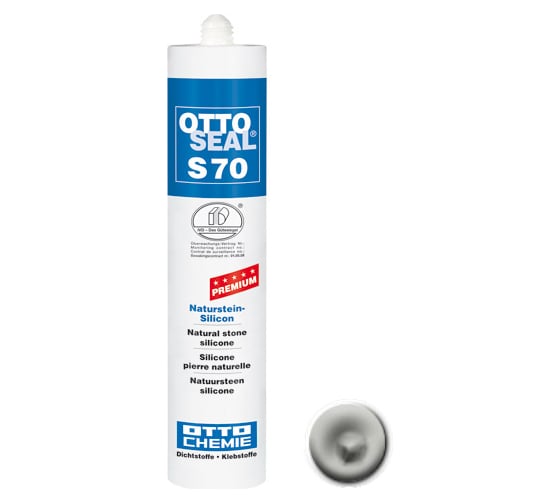 Силиконовый герметик OTTO-CHEMIE PREMIUM матовый серый, 310 мл S70/C6111 1