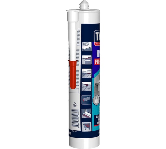 Клей монтажный TYTAN PROFESSIONAL HYDRO FIX акрилатный прозрачный 310 мл 274655