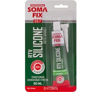 Силиконовый герметик для высоких температур SOMA FIX RTV 50 г. 61886013
