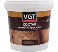 Герметизирующий состав для защиты торцов древесины VGT 0,9 кг 11605395