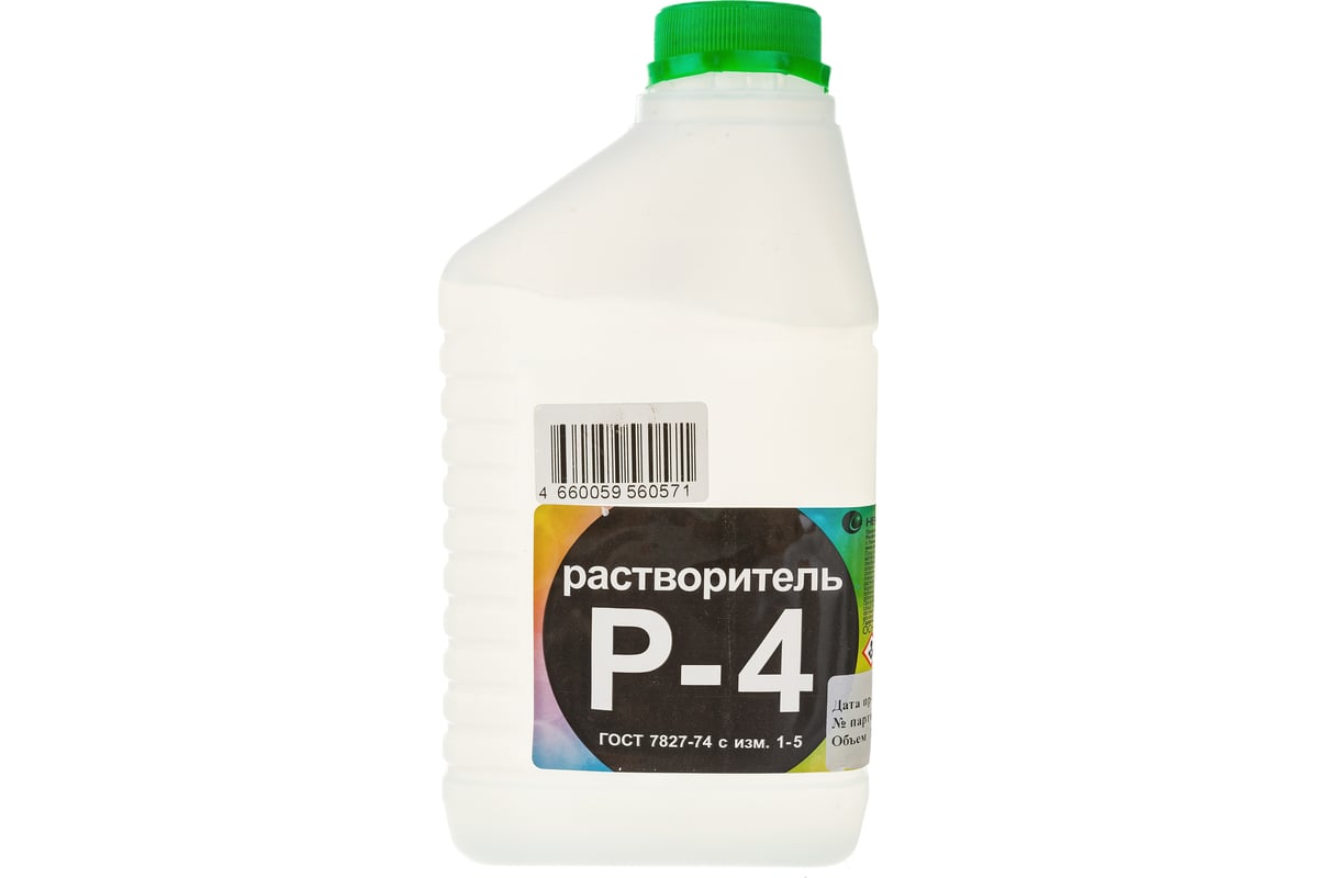 Растворитель нефтехимик р-4 1л 41000