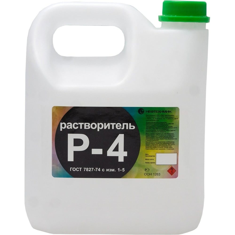 Растворитель НЕФТЕХИМИК Р-4 3л 43000 - выгодная цена, отзывы ...