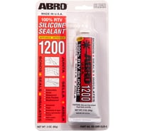 Силиконовый герметик ABRO 1200, прозрачный, 85г SS-1200-CLR-3