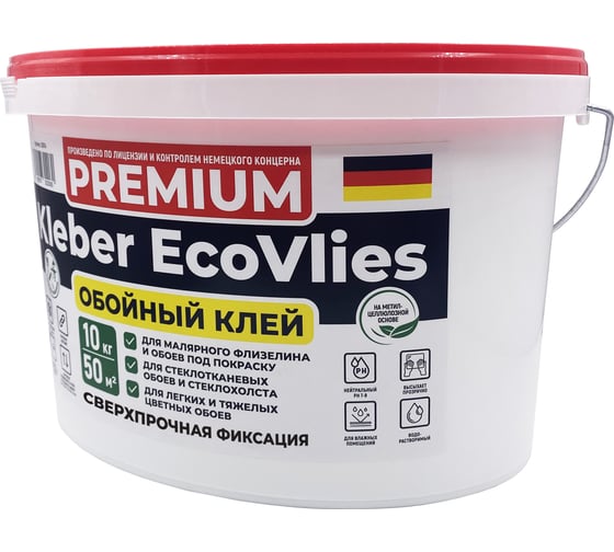 Клей Ecovlies Kleber Premium Клей 10 кг 39014