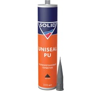 Шовный полиуретановый герметик SOLID UNISEAL PU (310 мл) цвет: черный 371.0314.1