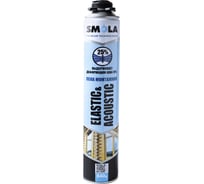 Монтажная пена SMOLA ElasticAcoustic эластичная, супербелая, 840 г 04-1-1-011