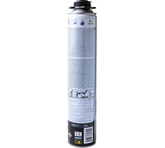 Монтажная пена SMOLA ElasticAcoustic эластичная, супербелая, 840 г 04-1-1-011