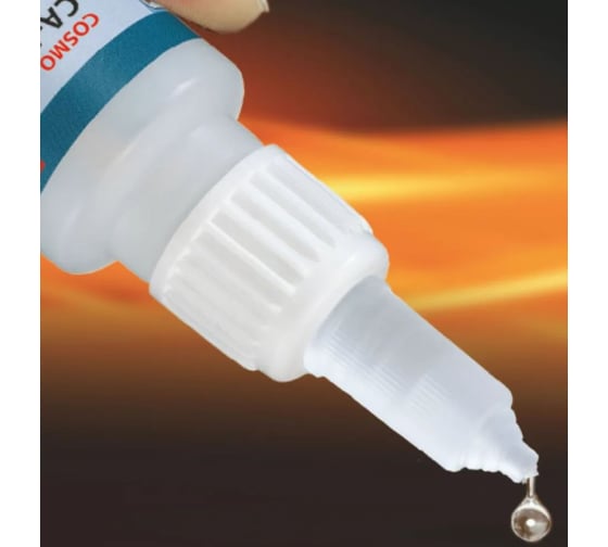 Супер клей COSMO CA 12, флакончик 10 гр. CA-500.200-(10)