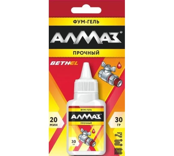 Фум-гель Aлмаз «Алмаз» прочный, 30 г AG-564