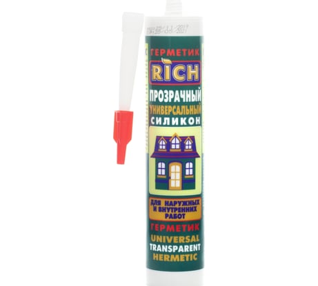 Универсальный силикон RICH прозрачный 113945