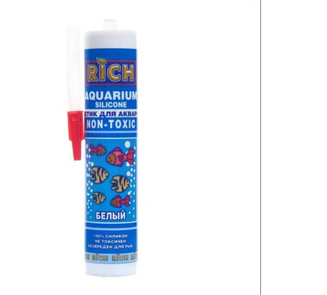 Герметик для аквариума RICH белый 114141