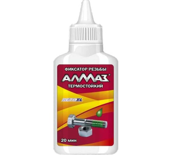 Фиксатор резьбы Алмаз термостойкий, 30 г AG-560