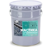 Каучуко-битумная приклеивающая мастика Бизон 20л 901620