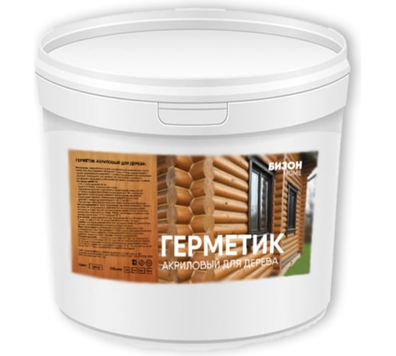 Герметик для дерева Бизон 15кг 904215