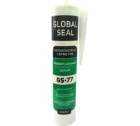 Силиконовый универсальный герметик GlobalSeal GS-77 белый, 280 мл 3770111