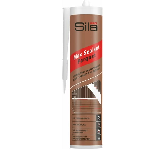 Герметик для паркета Sila (T) PRO Max Sealant, PARQUET сосна, 280 мл PARQ05