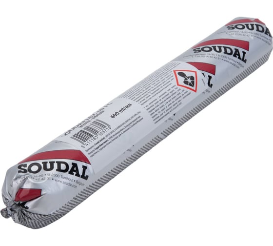 Полиуретановый клей-герметик SOUDAL Соудафлекс 40 ФС белый 600 мл 146686
