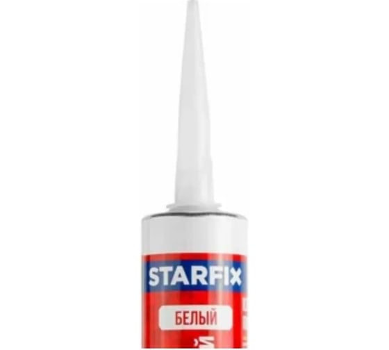 Клей-герметик STARFIX полиуретановый PU40, белый, 300 мл SM-85136-1