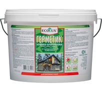 Герметик акриловый паропроницаемый Ecolux наружный белый 7,0 кг 4607133684013
