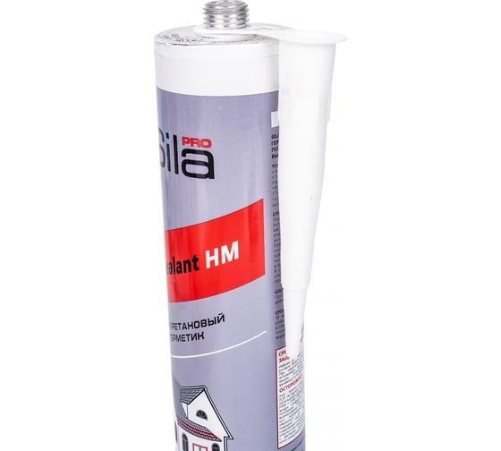 Полиуретановый герметик Sila PRO PU Sealant HM GREY высокомод., серый RAL 7004, 280 мл SLPUSG280